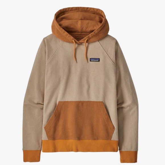 Patagonia Tan and Brown Hoodie - Picture 1 of 9